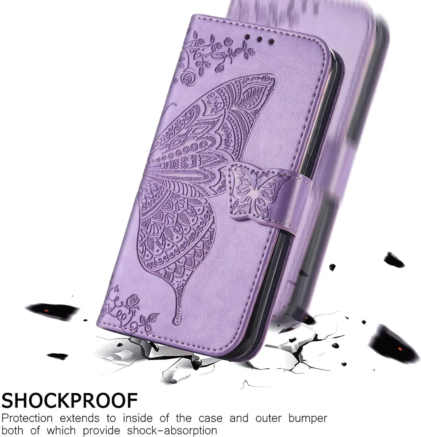 Samsung Galaxy S24 Plus Women Flip Folio PU Leather Protective Case