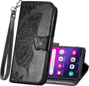 Samsung Galaxy S24 Plus Women Flip Folio PU Leather Protective Case