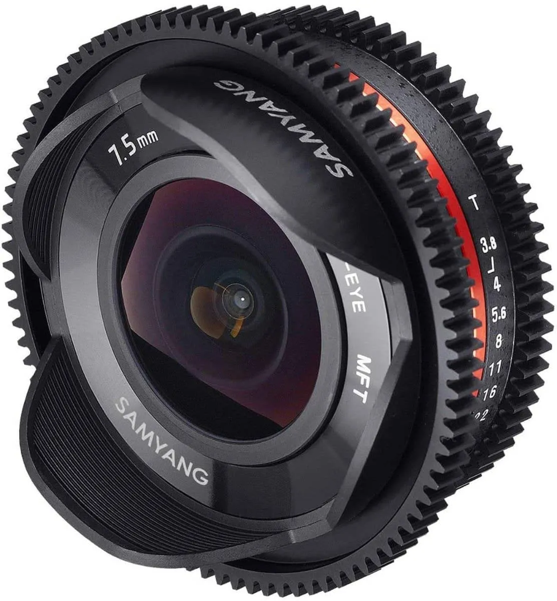 Samyang 7.5mm T3.8 Fisheye VDSLR UMC II APS-C MFT Video Lens