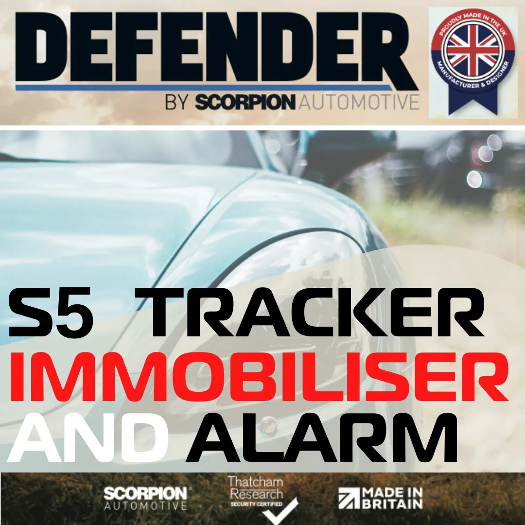 Scorpion S5 PLUS Tracker Alarm and Immobiliser