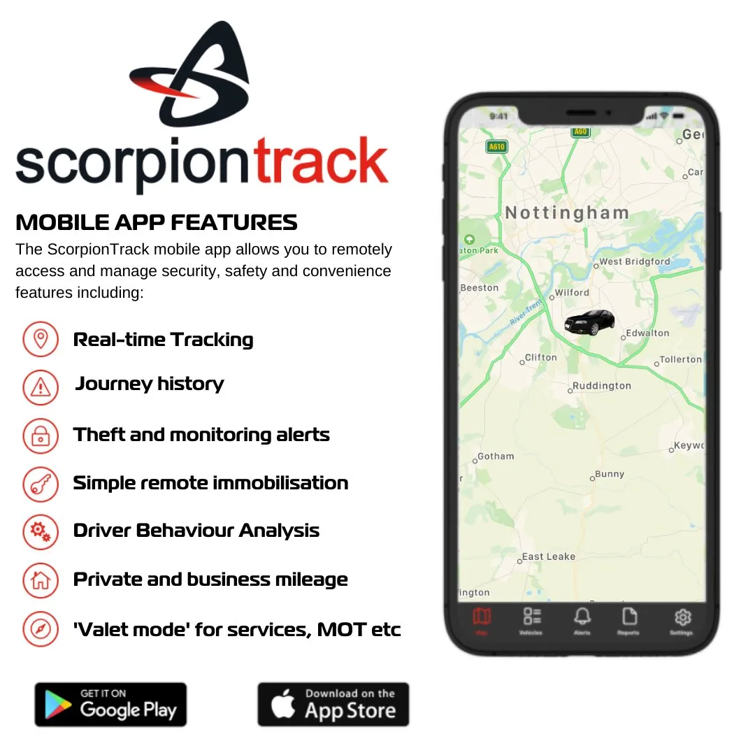 ScorpionTrack S5 PLUS. With Driver Immobilisation