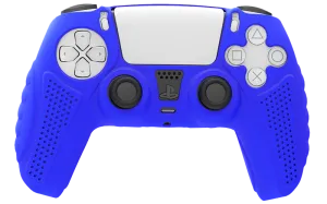 Silicone Cover For PS5 Controller Case Skin - Blue Ultra Grip