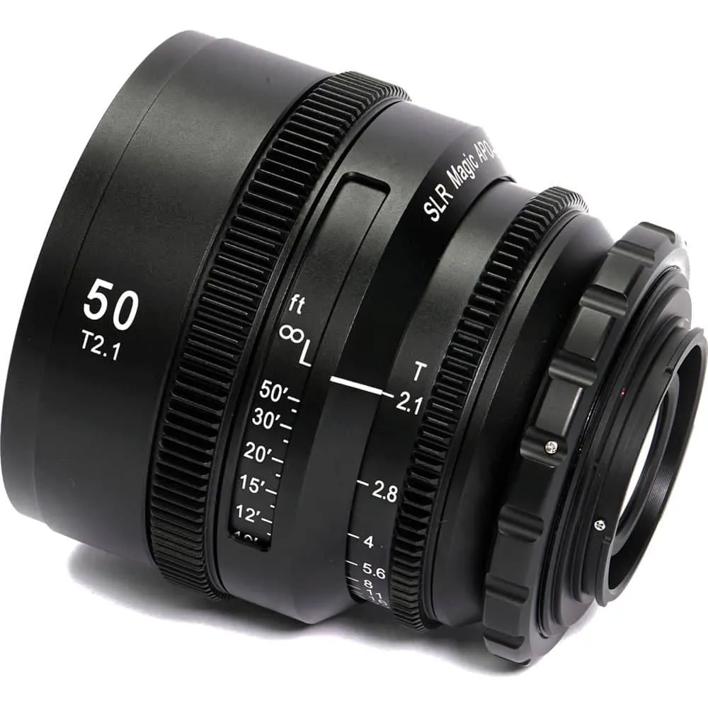 SLR Magic APO HyperPrime CINE 50mm T2.1 Lens (PL Mount with EF-Mount Adatper)