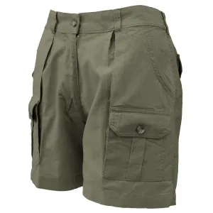 Tag Safari Professional Hunter Shorts for Women, 100% Cotton, Multiple Pockets